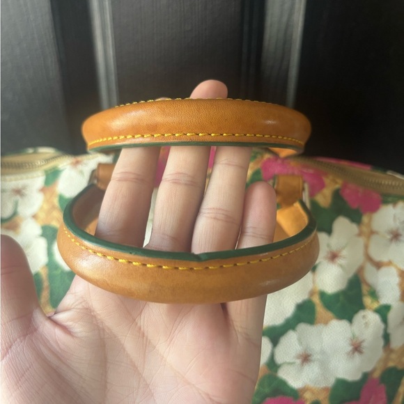 Dooney & Bourke Pink and Green Floral Satchel - Picture 4 of 13